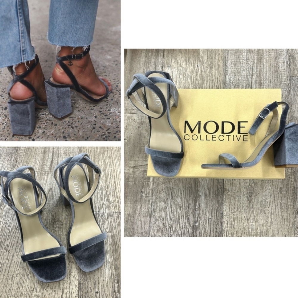 NIB The Mode Collective Block Party Sandal - ⭐️PERFECT NYE SHOE⭐️